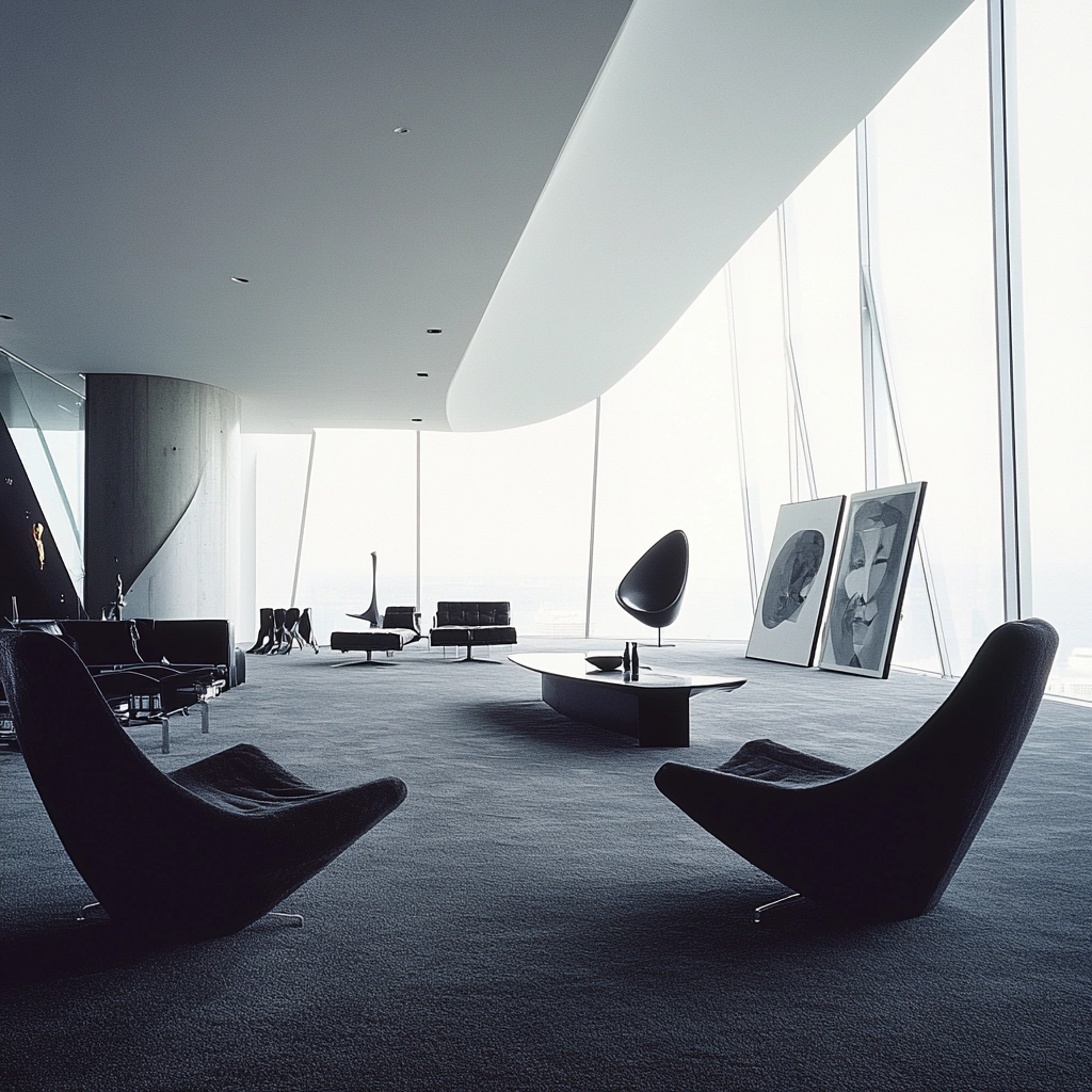 living room with carpet floors 20