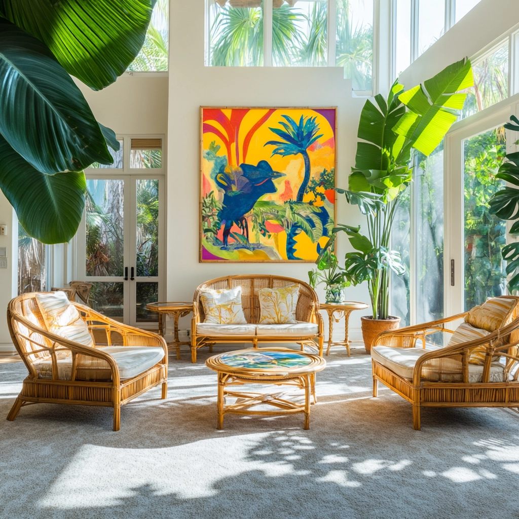 living room with carpet floors 35