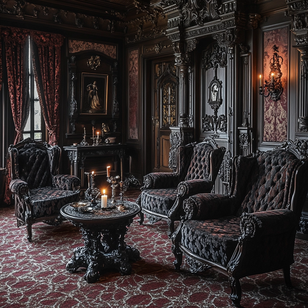 living room with carpet floors 39