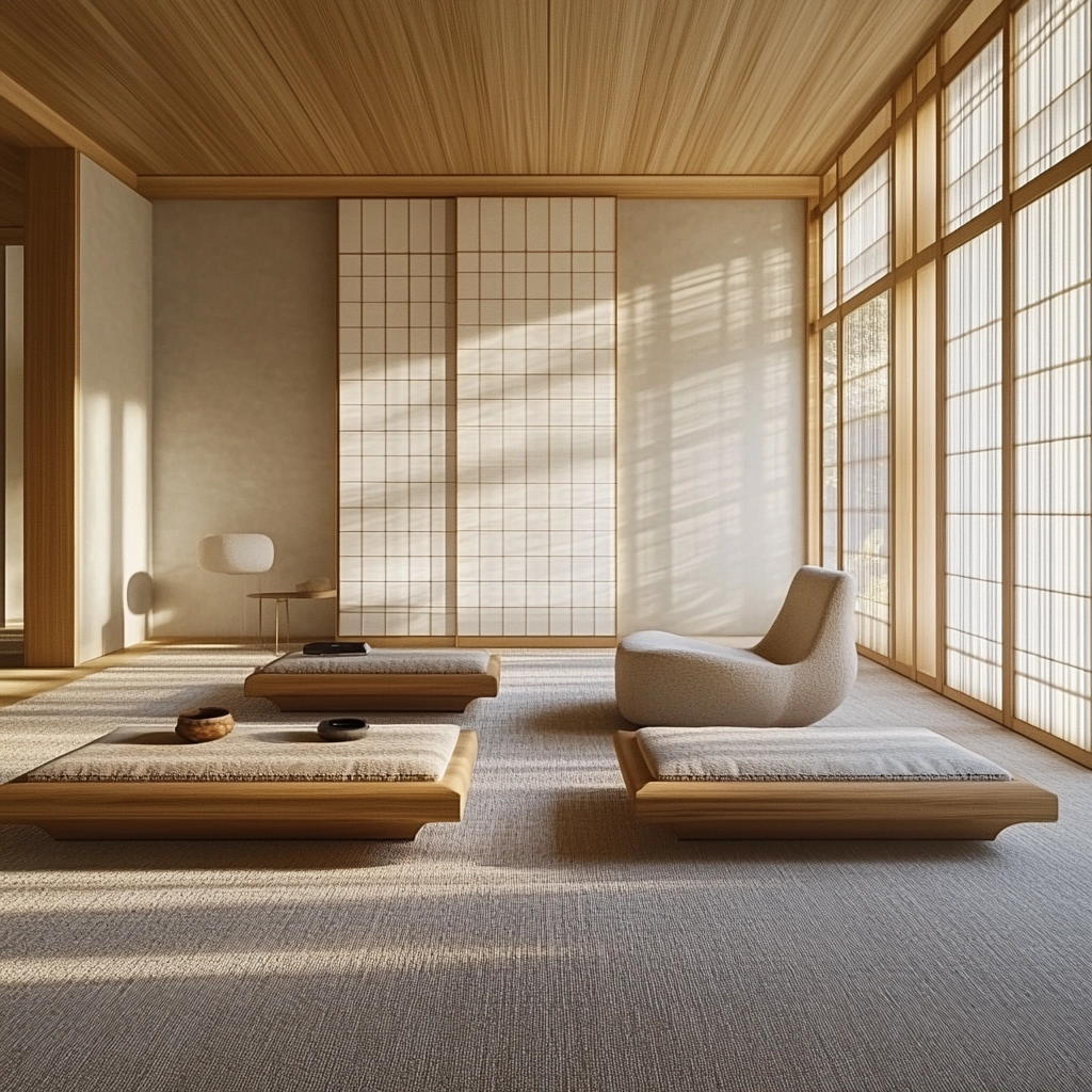 living room with carpet floors 62