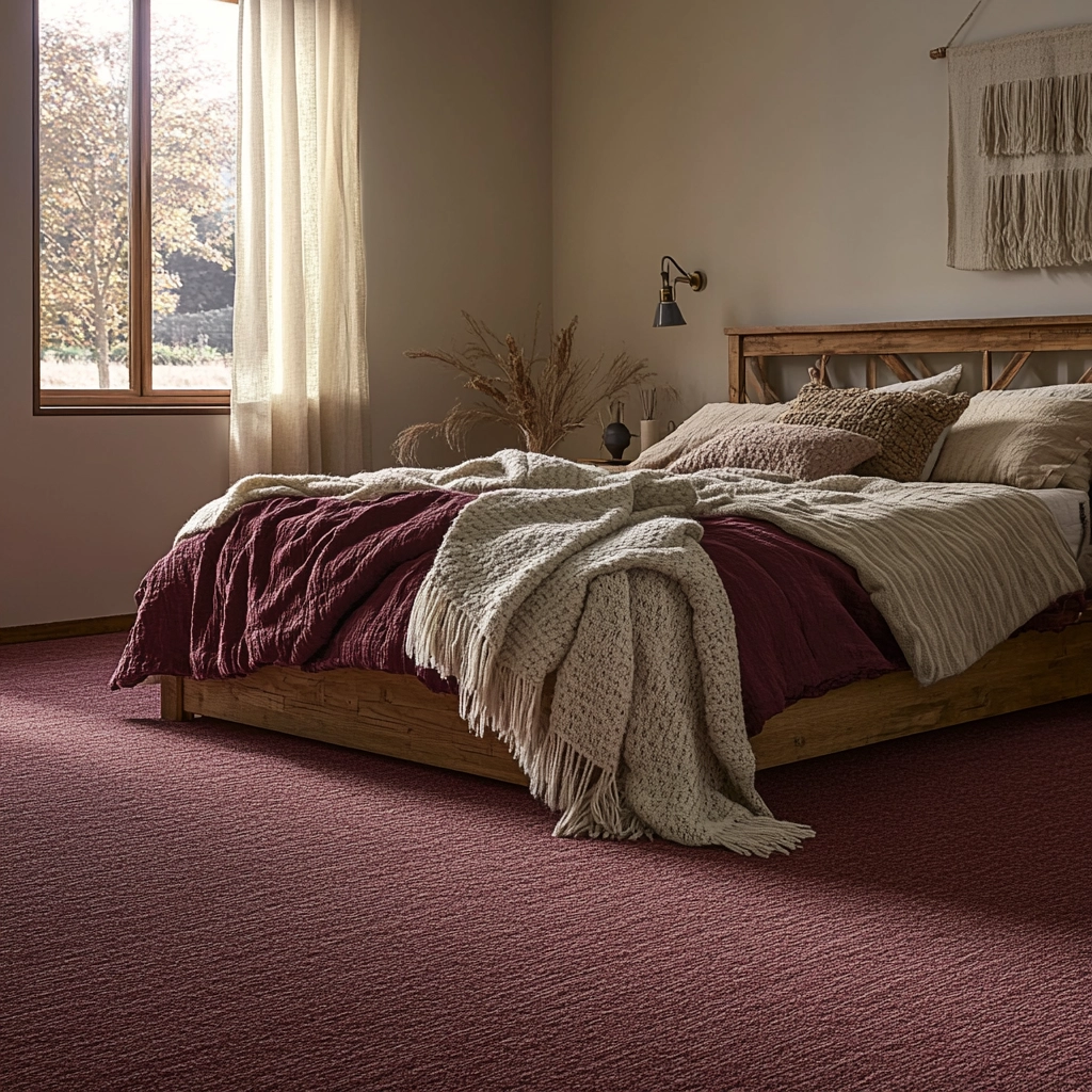 maroon carpet bedroom 28