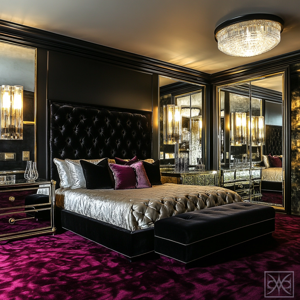 maroon carpet bedroom 34