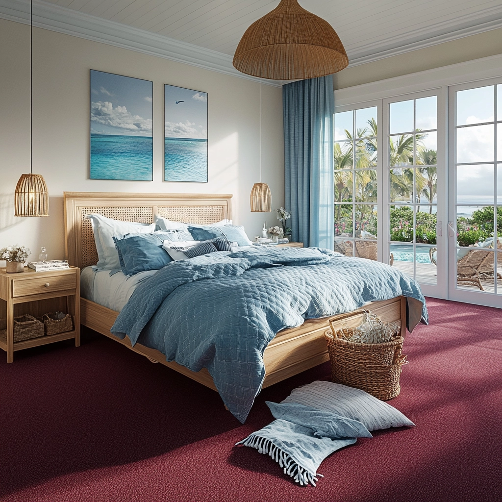 maroon carpet bedroom 39