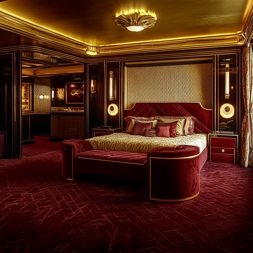 maroon carpet bedroom 41