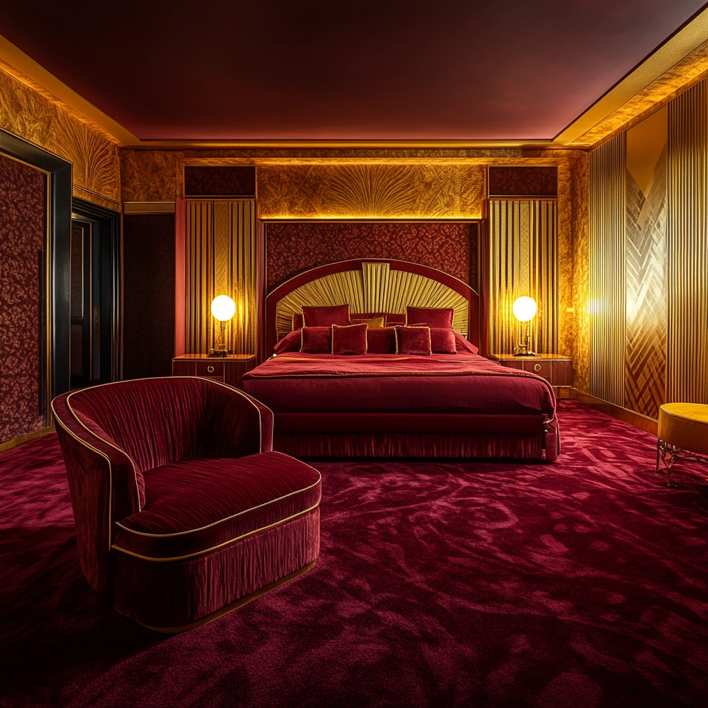 maroon carpet bedroom 42
