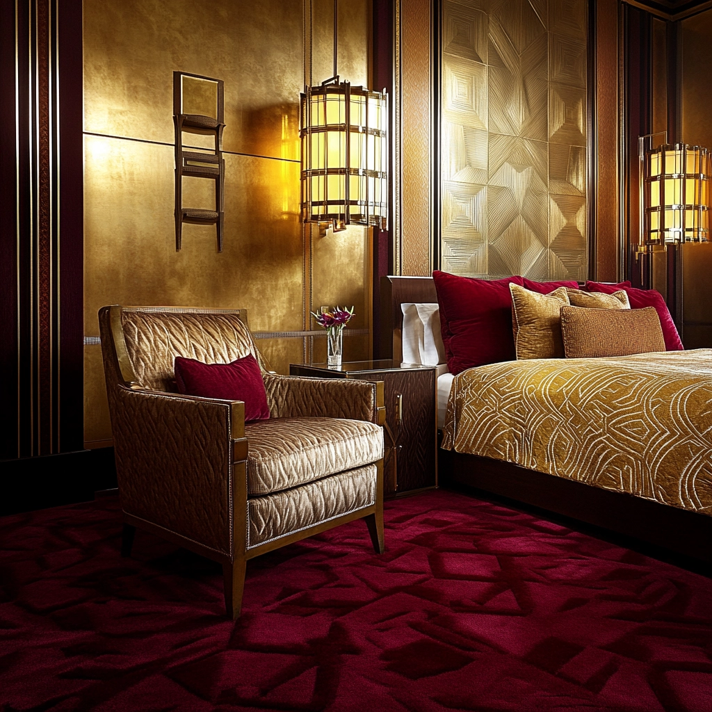 maroon carpet bedroom 43