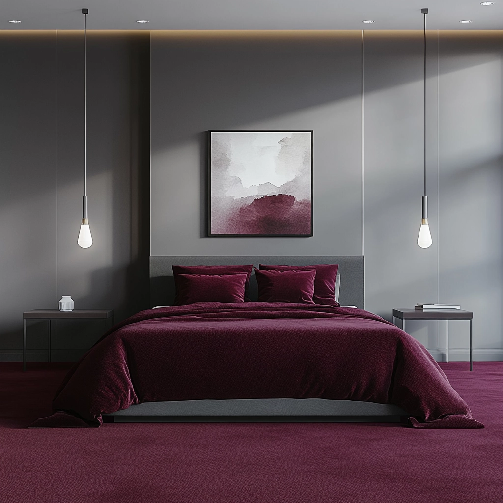 maroon carpet bedroom 56