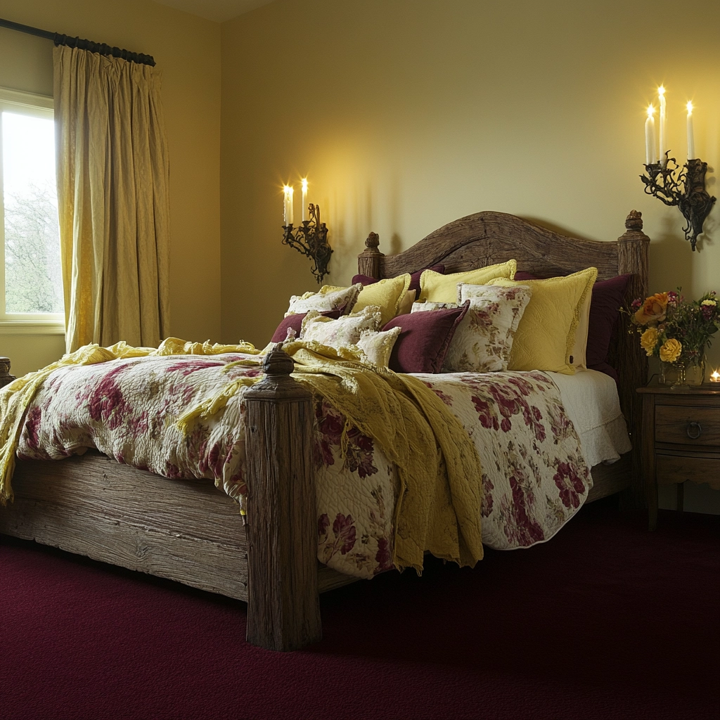 maroon carpet bedroom 59