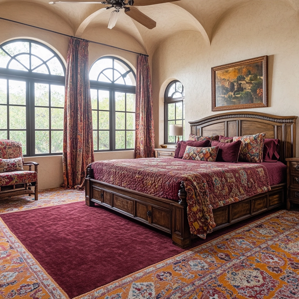 maroon carpet bedroom 70