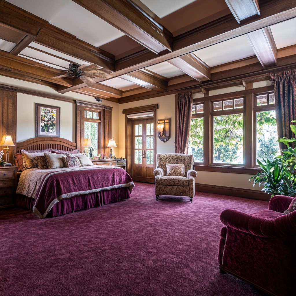 maroon carpet bedroom 76