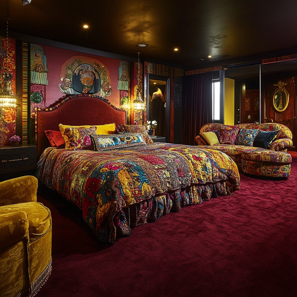maroon carpet bedroom 79