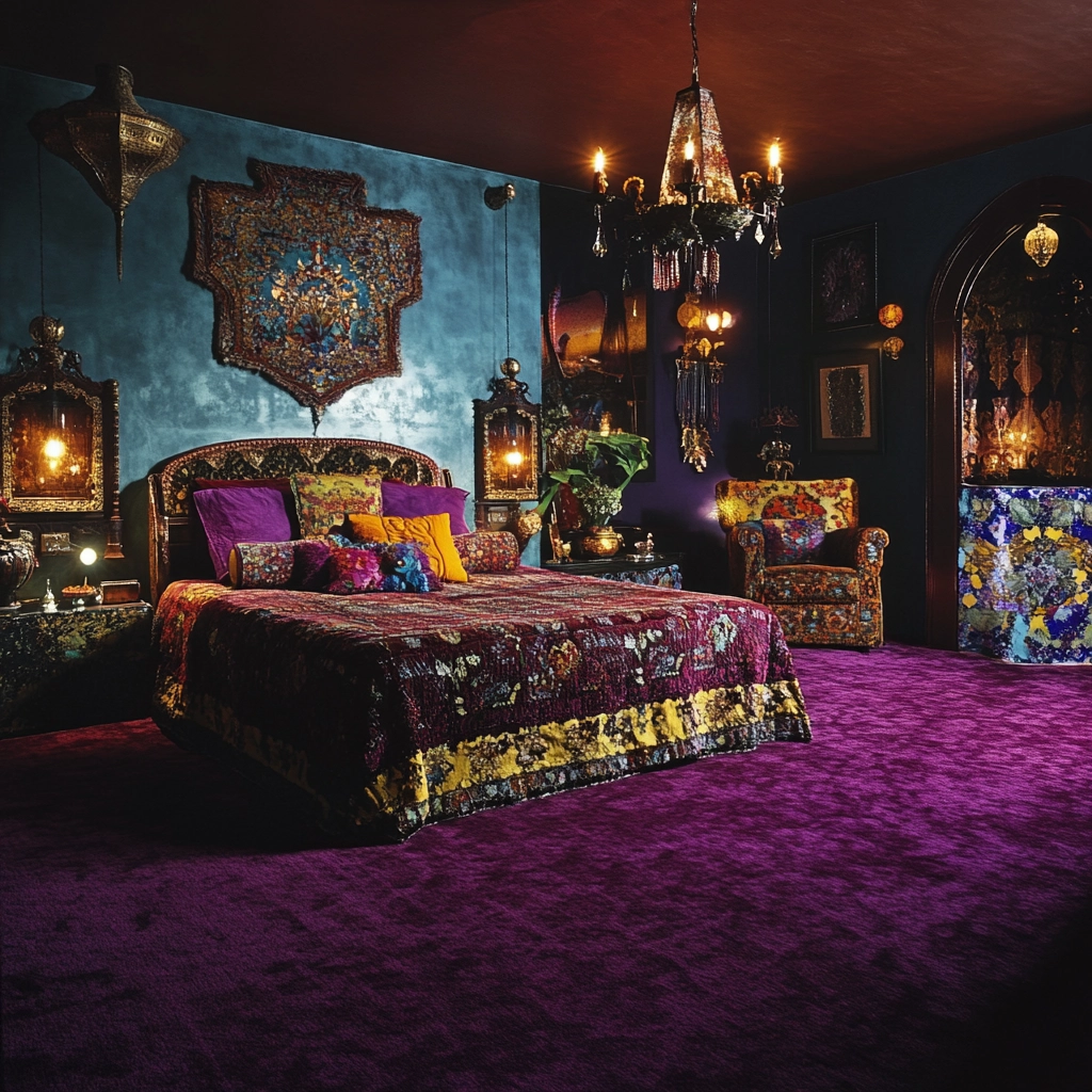 maroon carpet bedroom 80