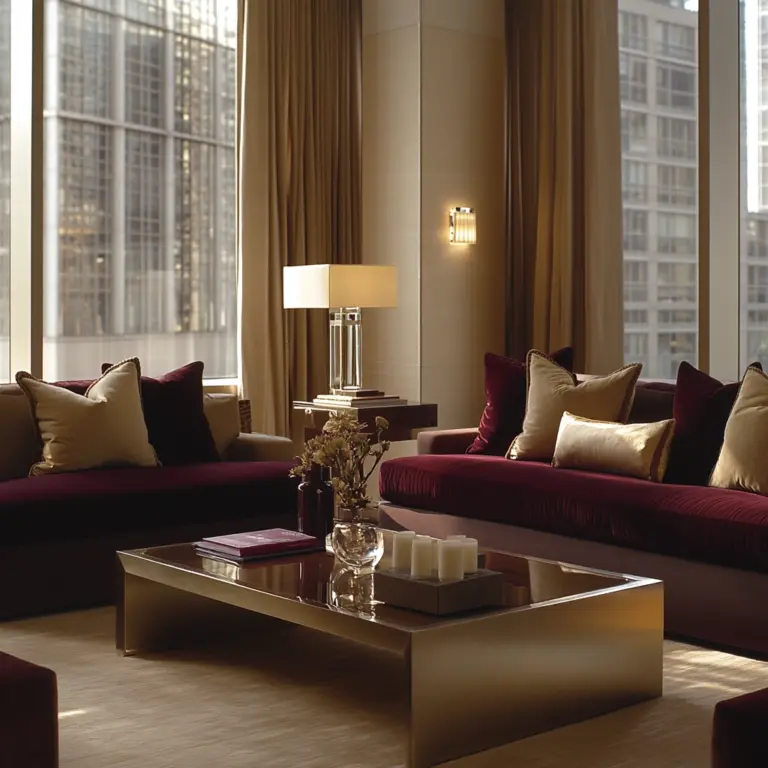maroon carpet living room 1