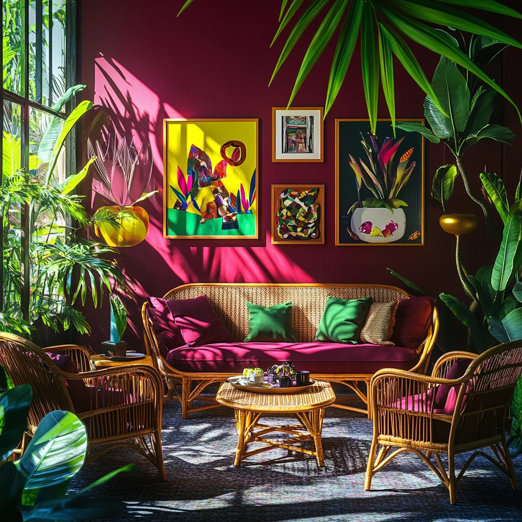 maroon carpet living room 29