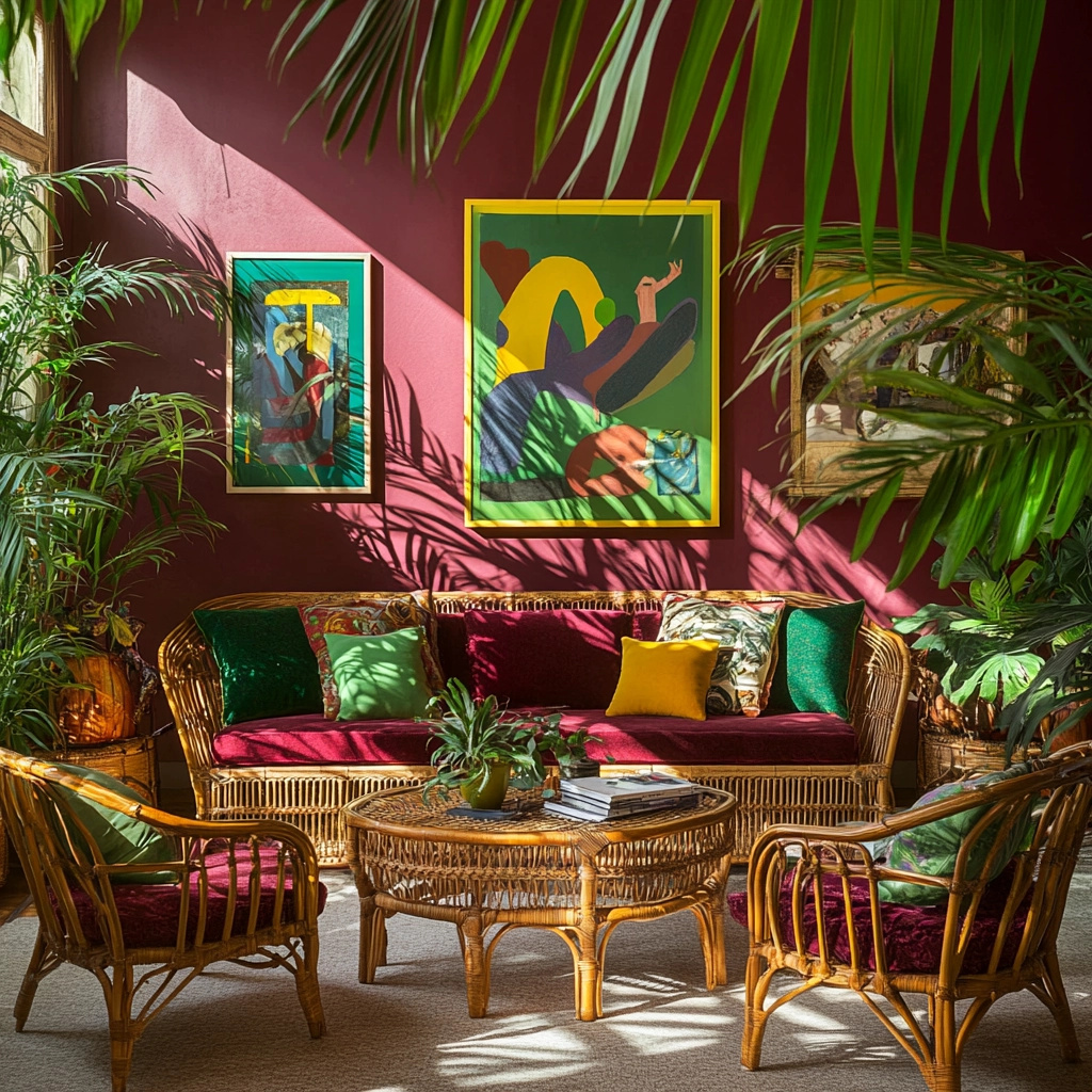 maroon carpet living room 31