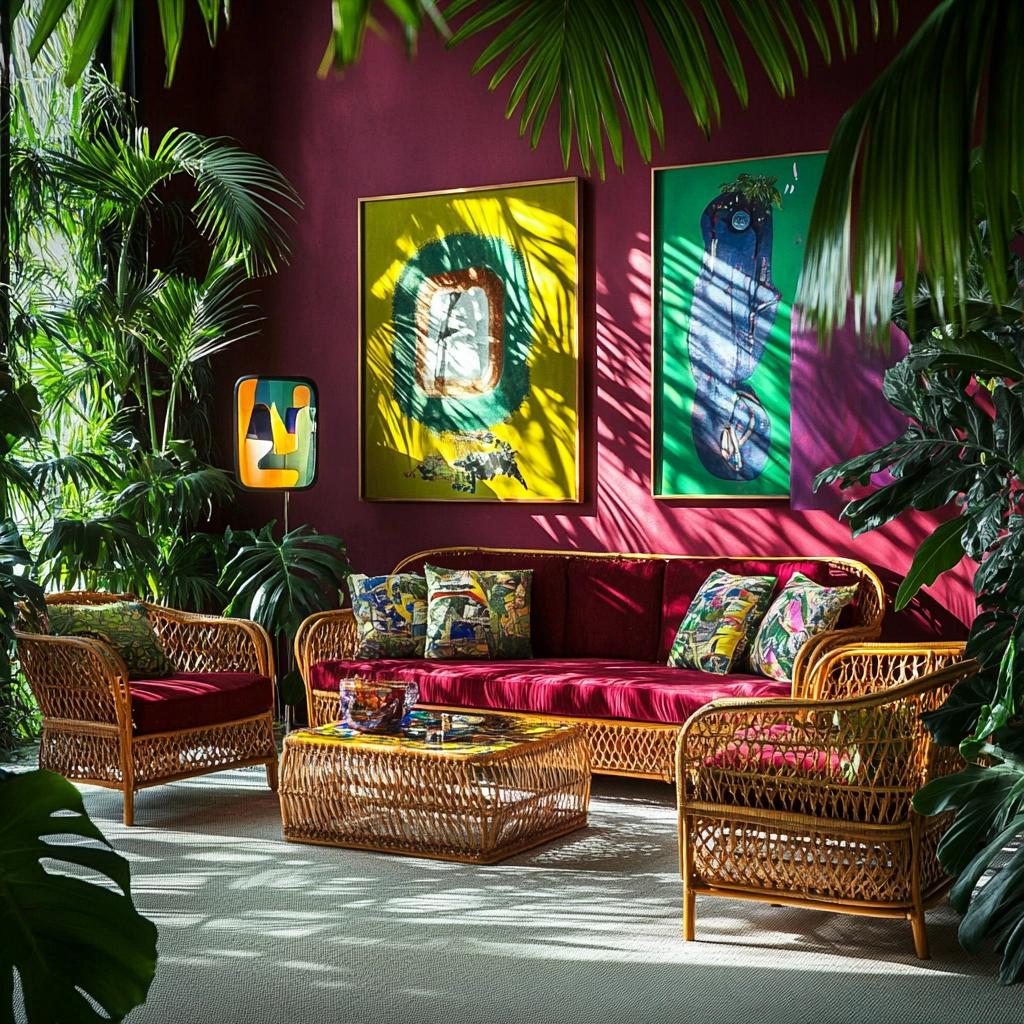 maroon carpet living room 32