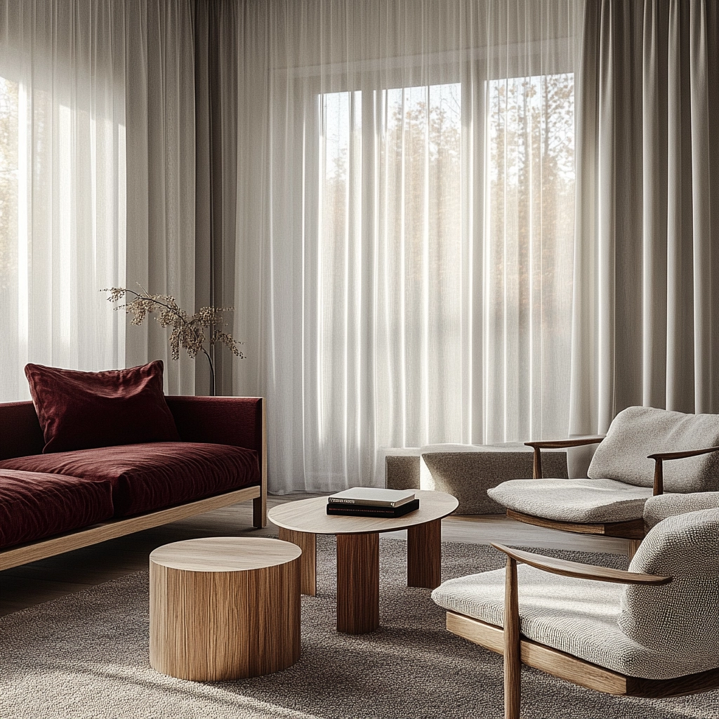 maroon carpet living room 5