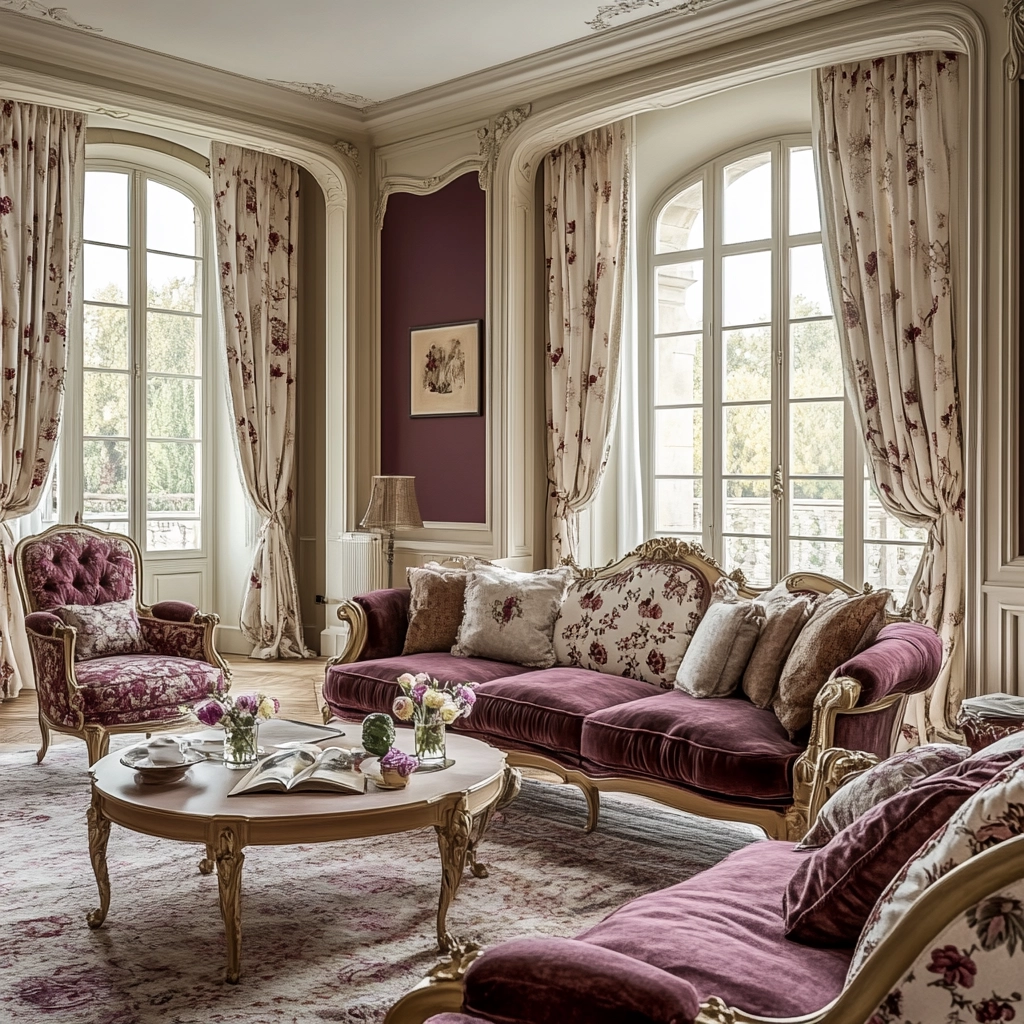 maroon carpet living room 50