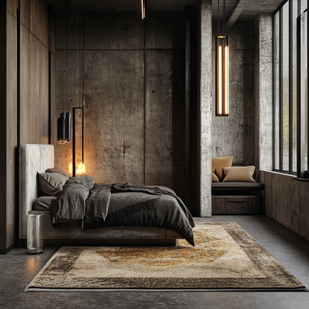 mens bedroom rug 75