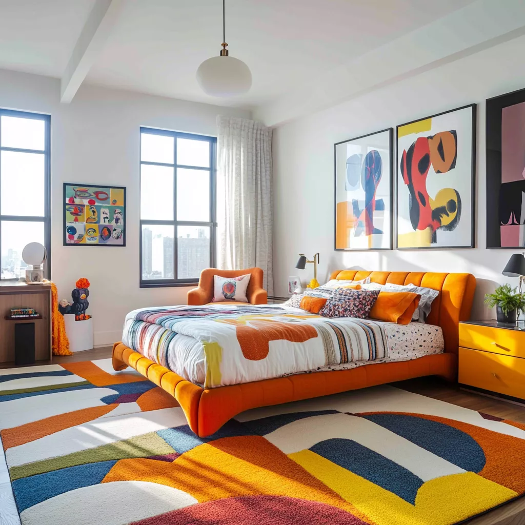 modern bedroom rug 48
