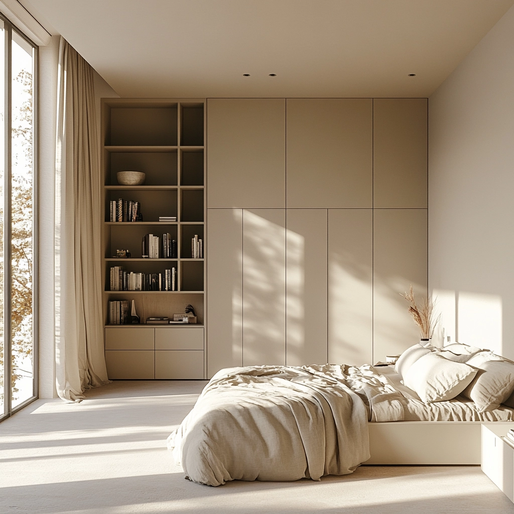 modern beige bedroom 10