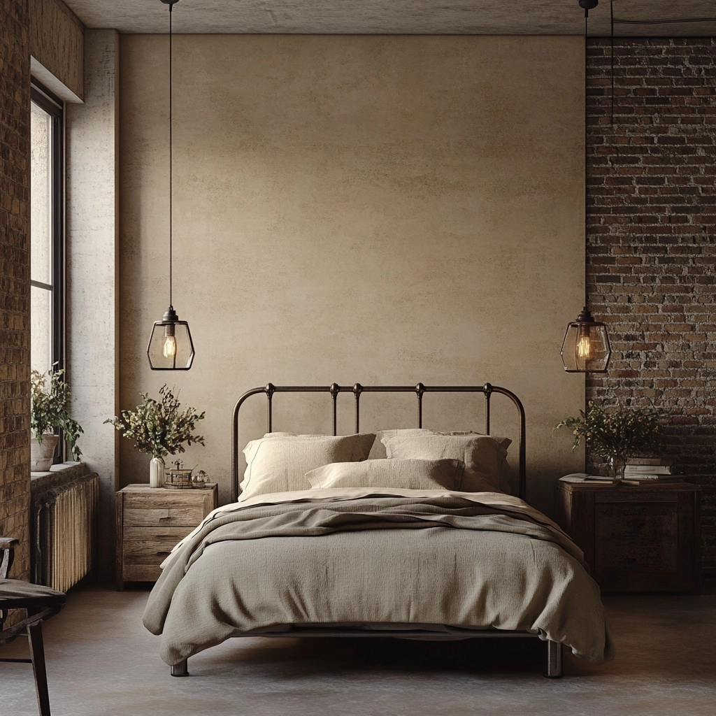 modern beige bedroom 17