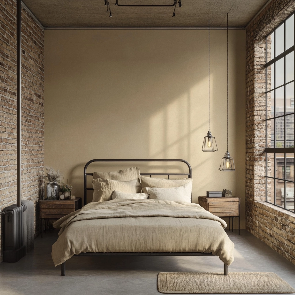 modern beige bedroom 19