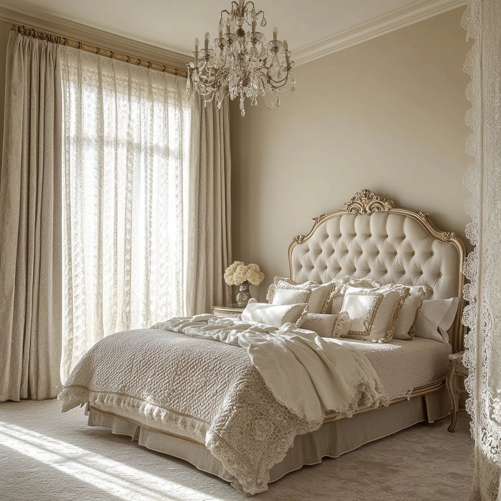 modern beige bedroom 23
