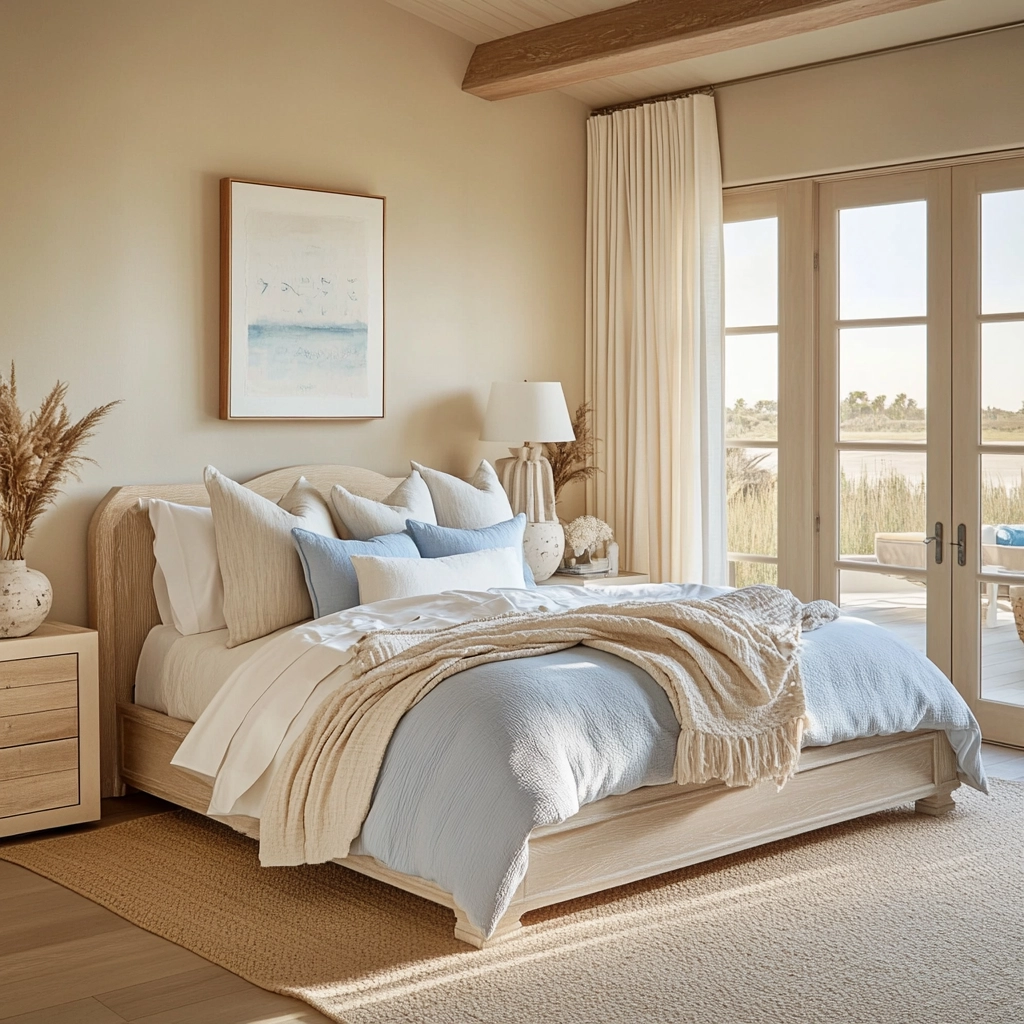 modern beige bedroom 31