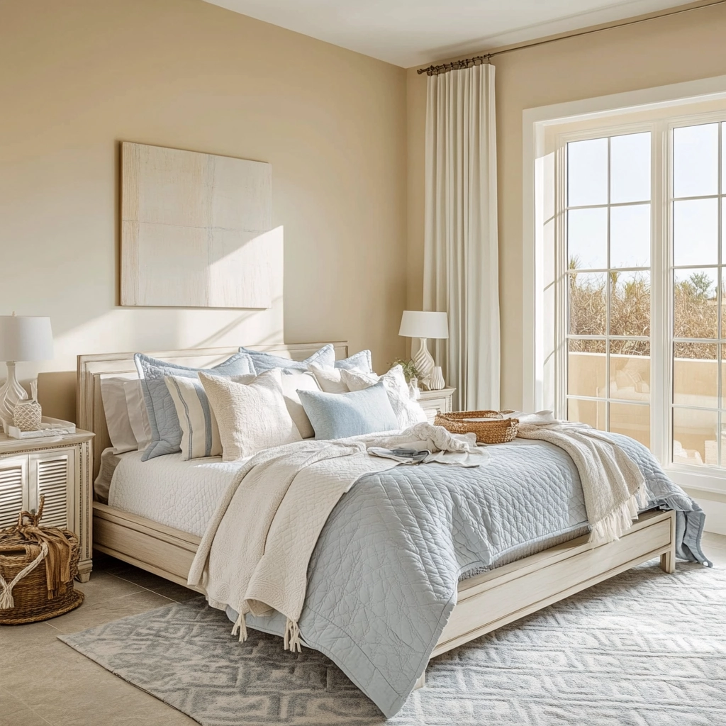 modern beige bedroom 32