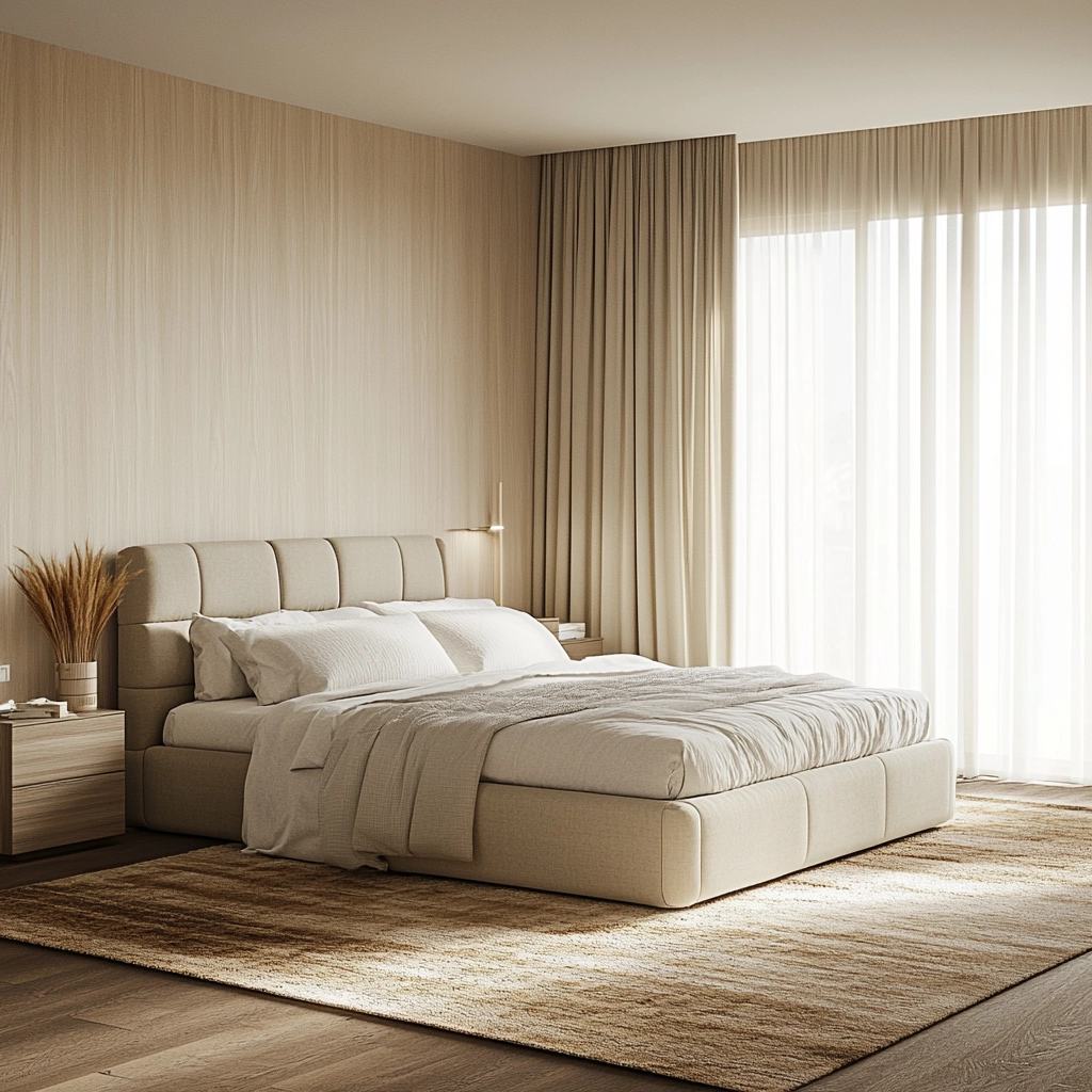 modern beige bedroom 4