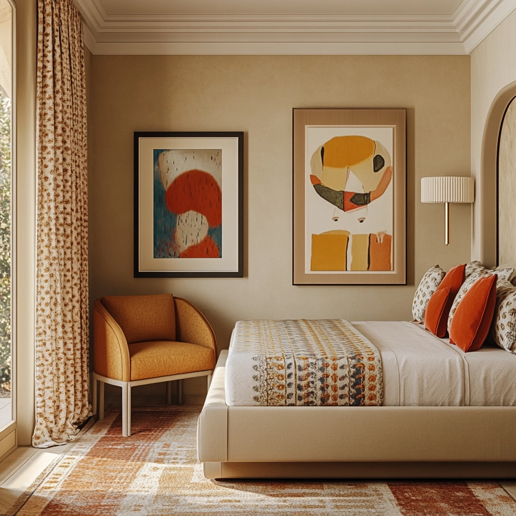 modern beige bedroom 42