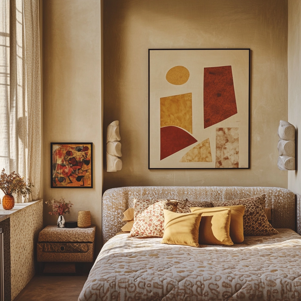 modern beige bedroom 44
