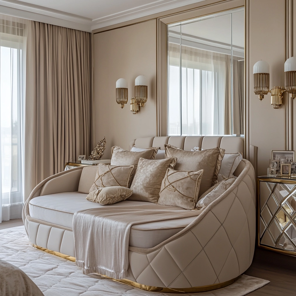 modern beige bedroom 45