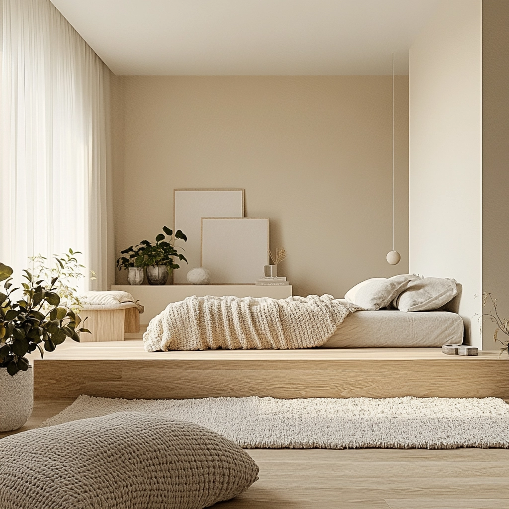 modern beige bedroom 5