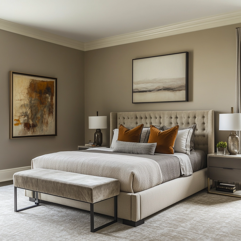 modern beige bedroom 51