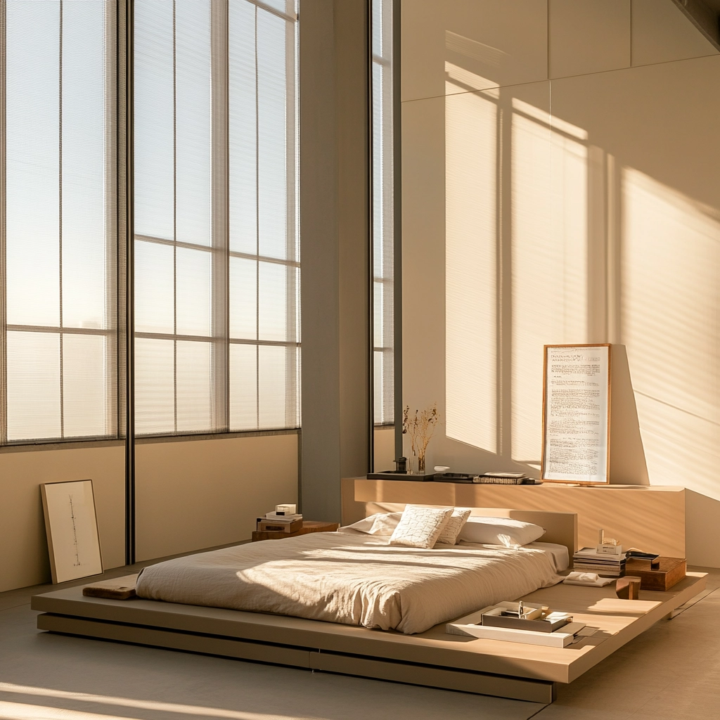 modern beige bedroom 56