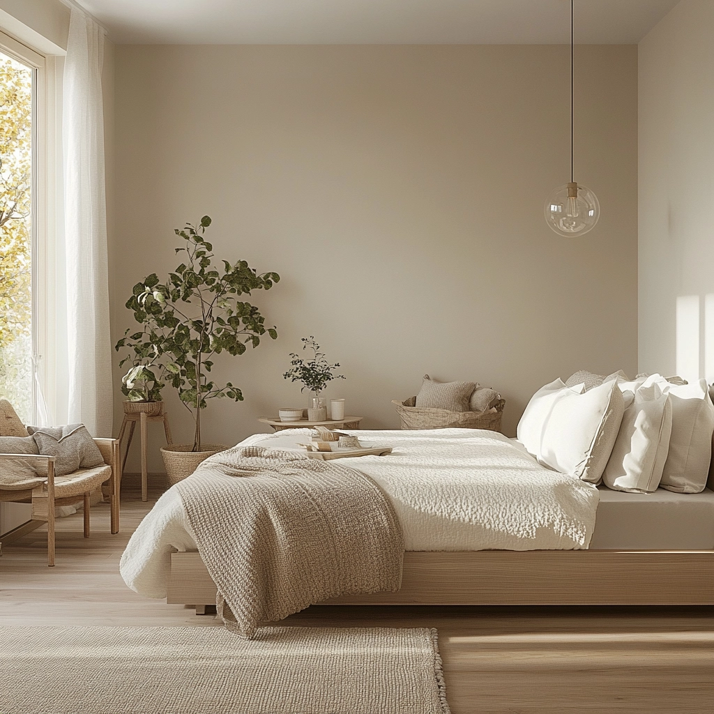 modern beige bedroom 6