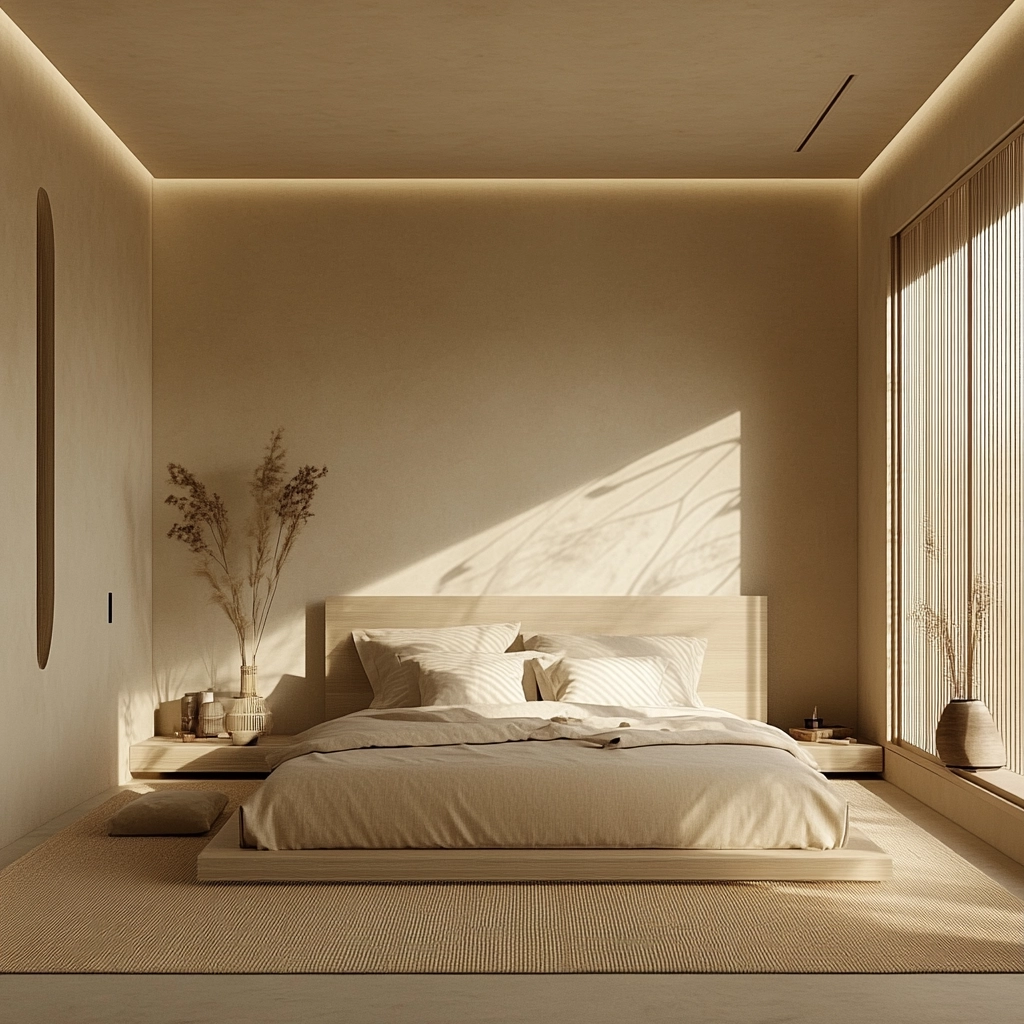 modern beige bedroom 65