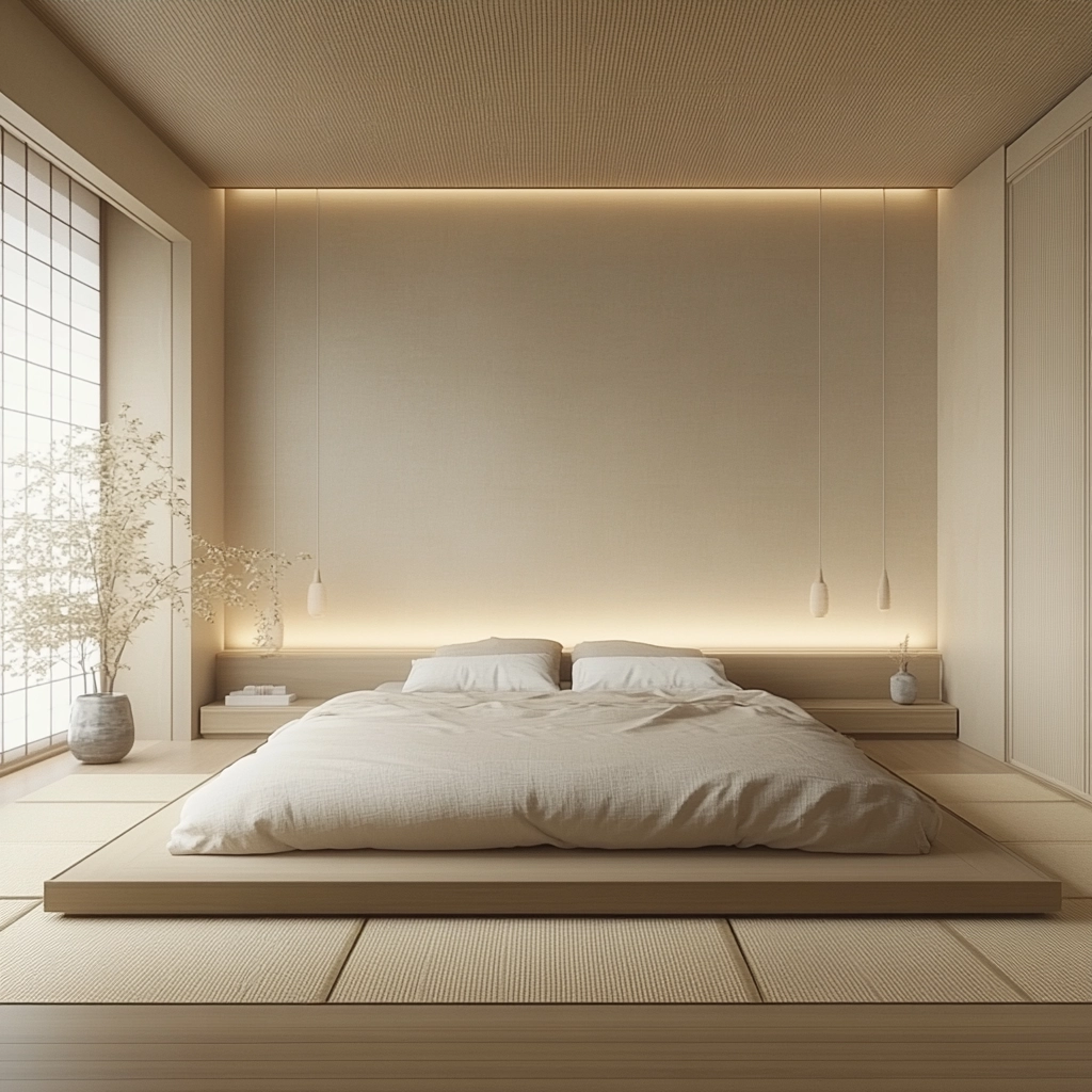 modern beige bedroom 67