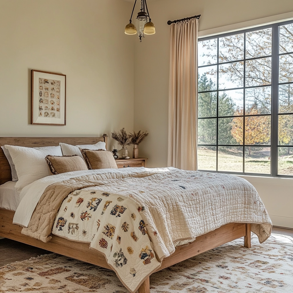 modern beige bedroom 69