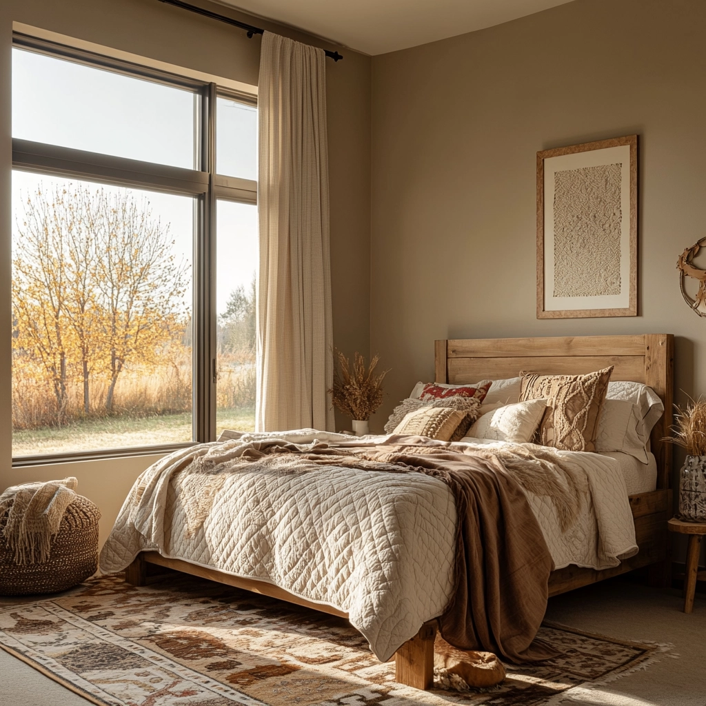 modern beige bedroom 70
