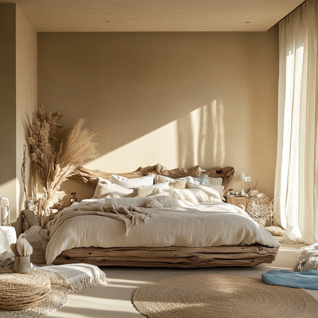 modern beige bedroom 75