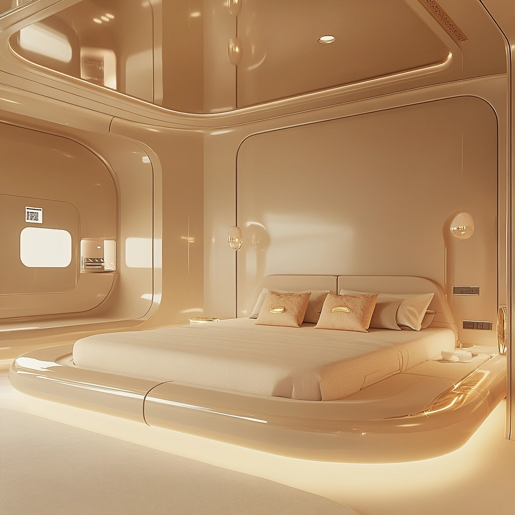 modern beige bedroom 78