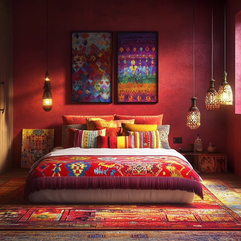 moroccan rug bedroom 14