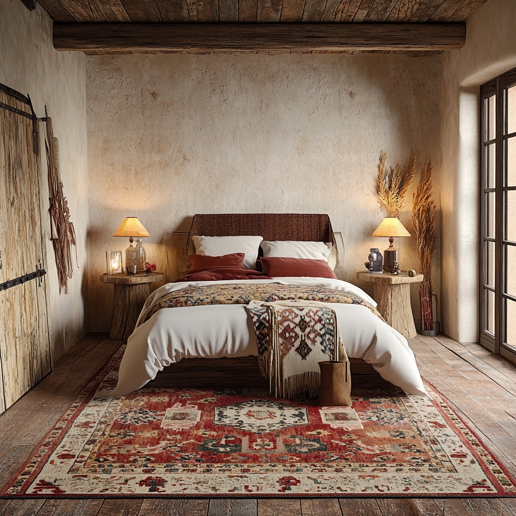 moroccan rug bedroom 33