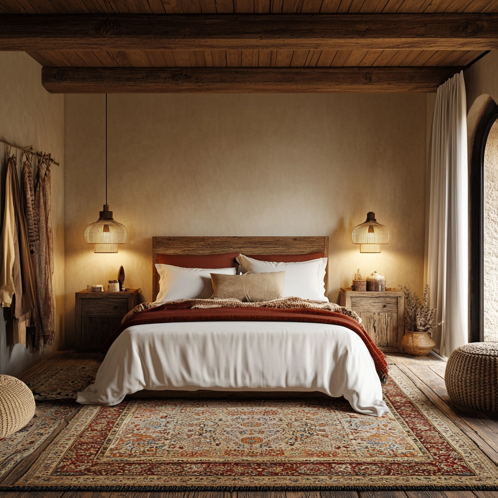 moroccan rug bedroom 34