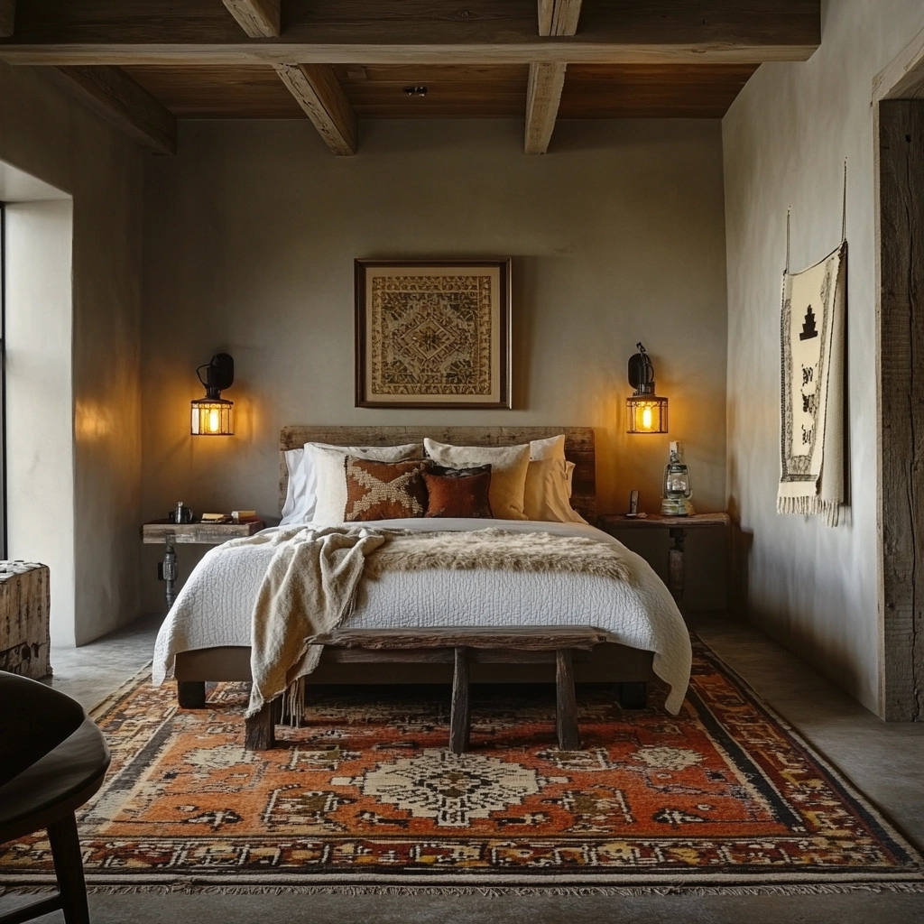 moroccan rug bedroom 36