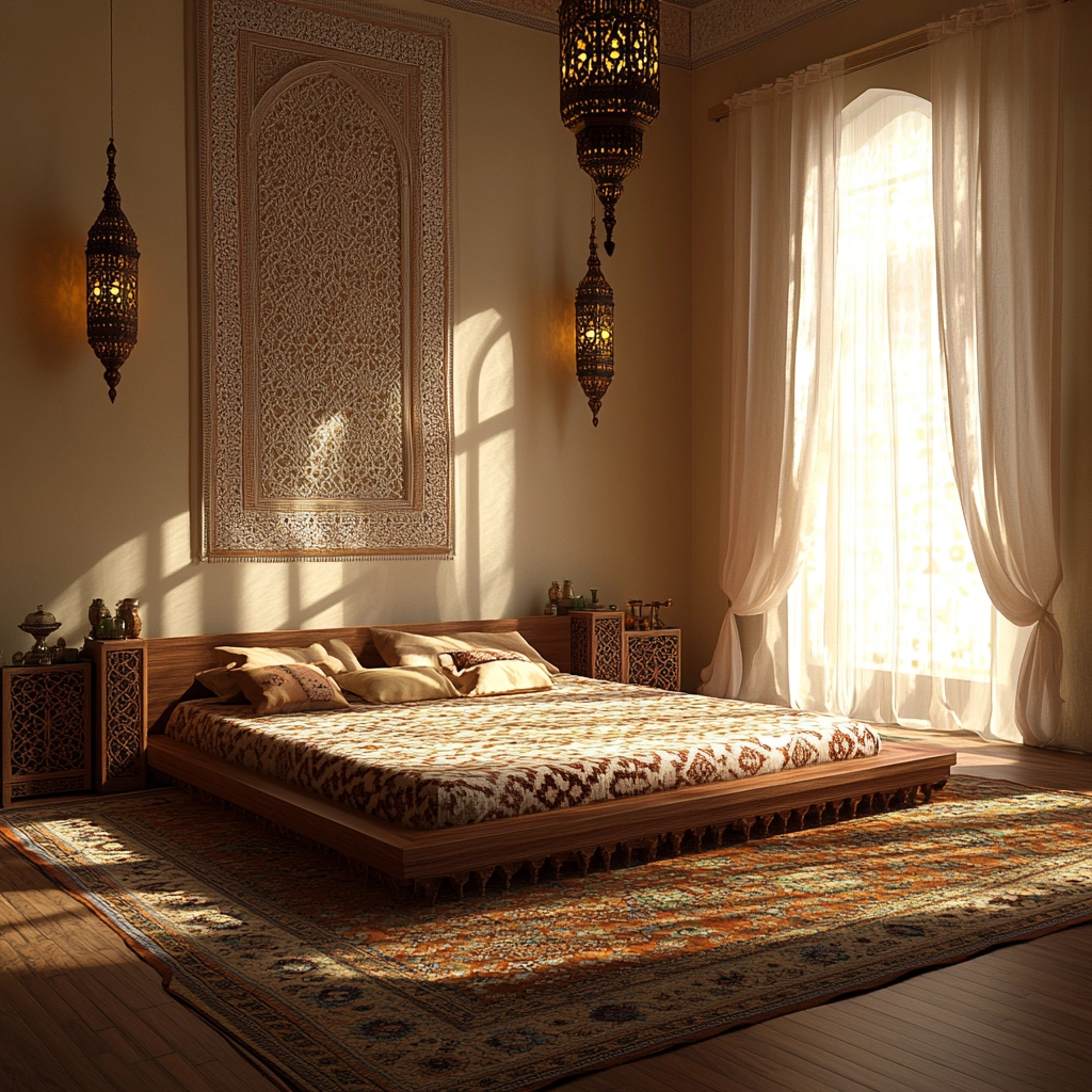 moroccan rug bedroom 4