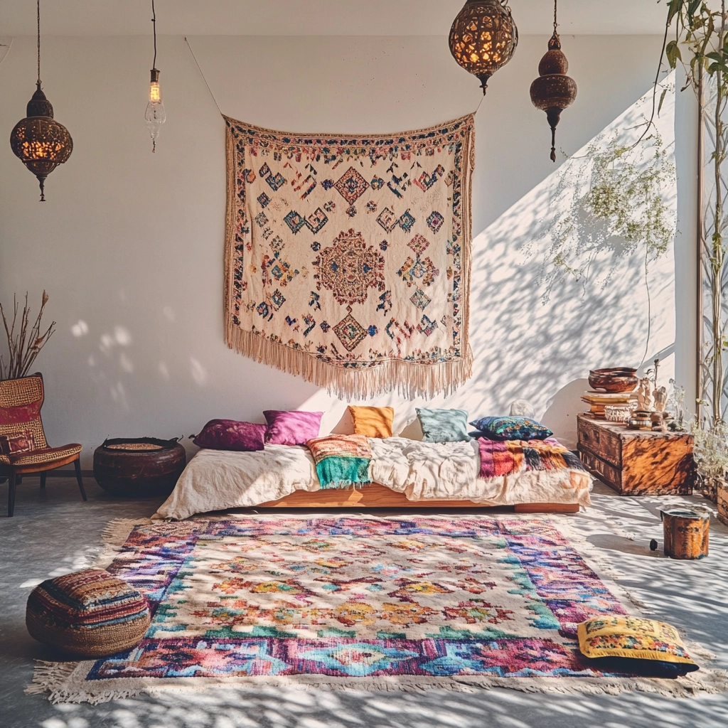 moroccan rug bedroom 5